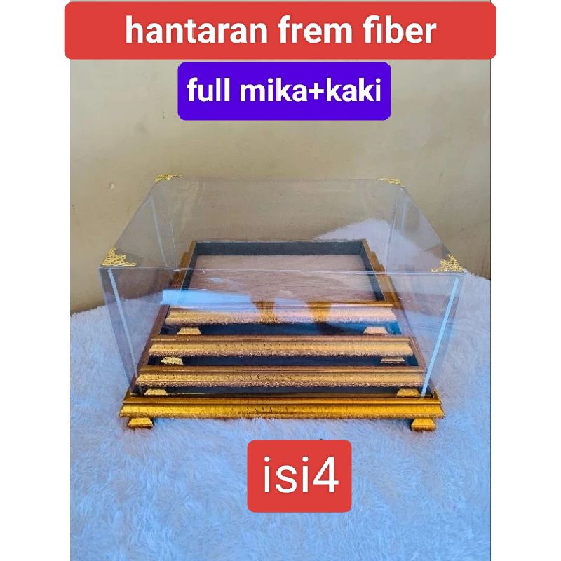 

KOTAK SESERAHAN HANTARAN FREM FIBER ISI4 PLUS MIKA KOTAK BOK PERNIKAHAN