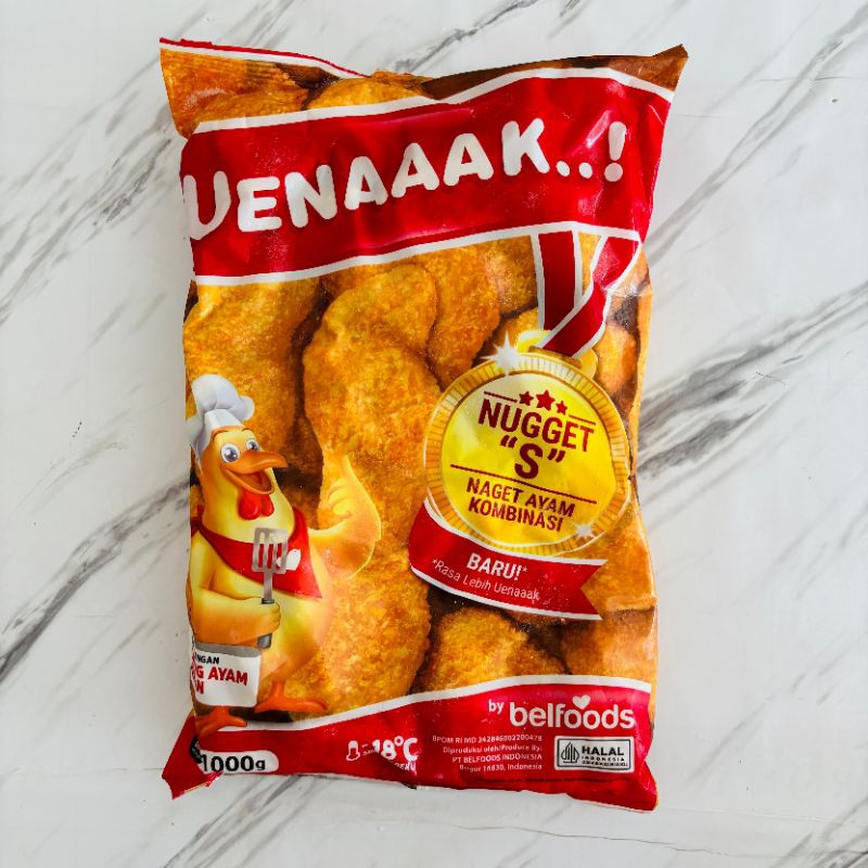 

Belfood Uenak Nugget Ayam S 1kg