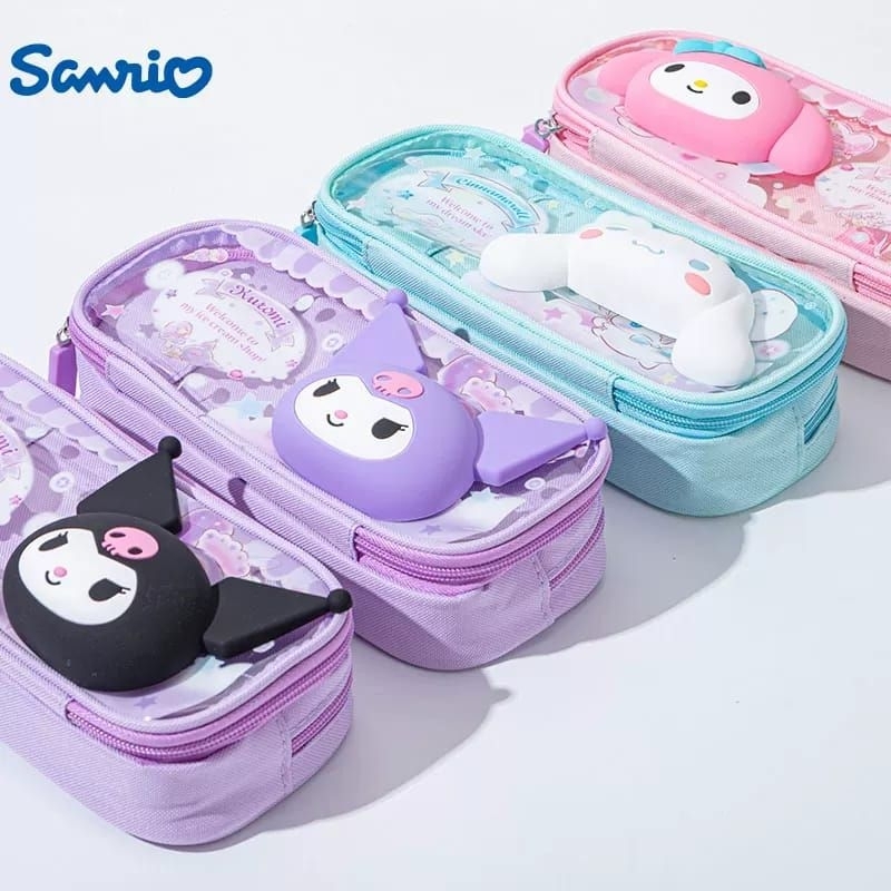 

Pensil Case / tempat pensil Sanrio My melody, Cinnamoroll,Kuromi