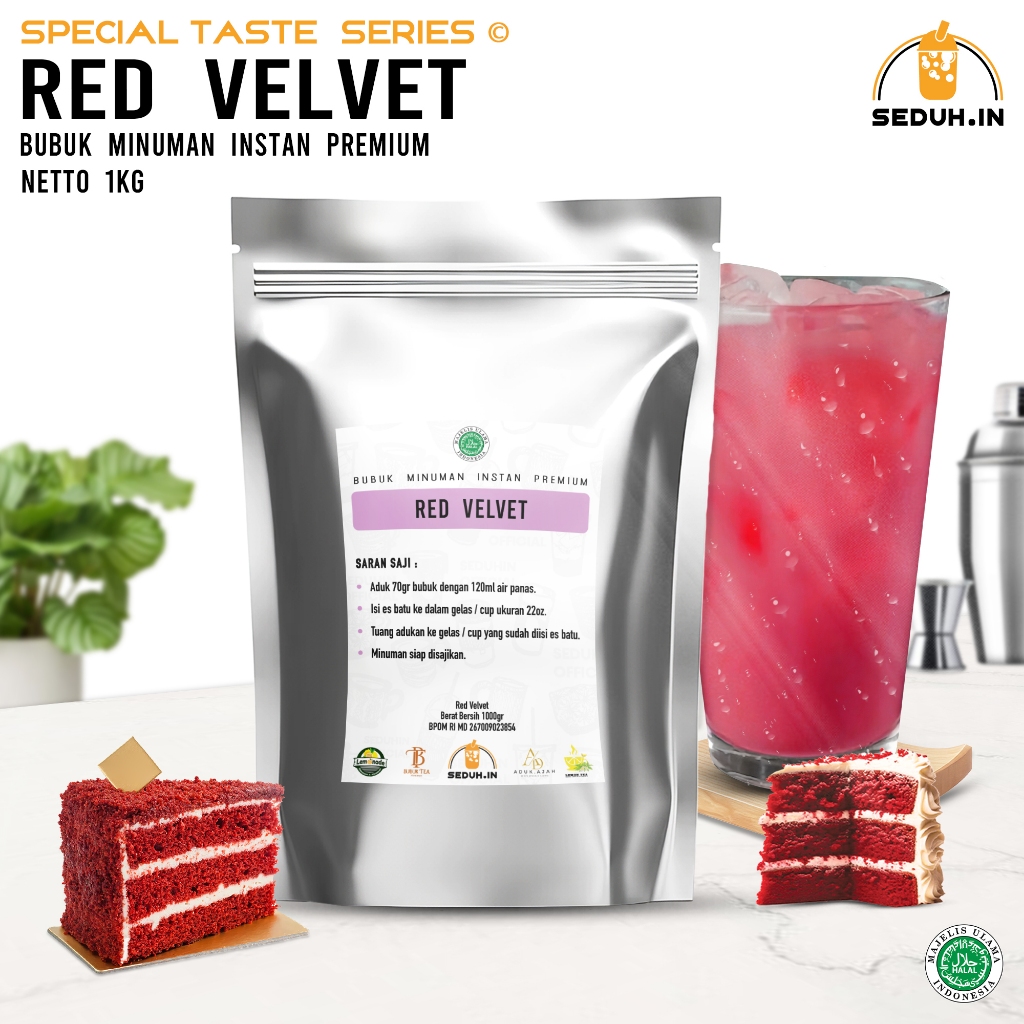 

Redvelvet 1KG / Bubuk Minuman Premium