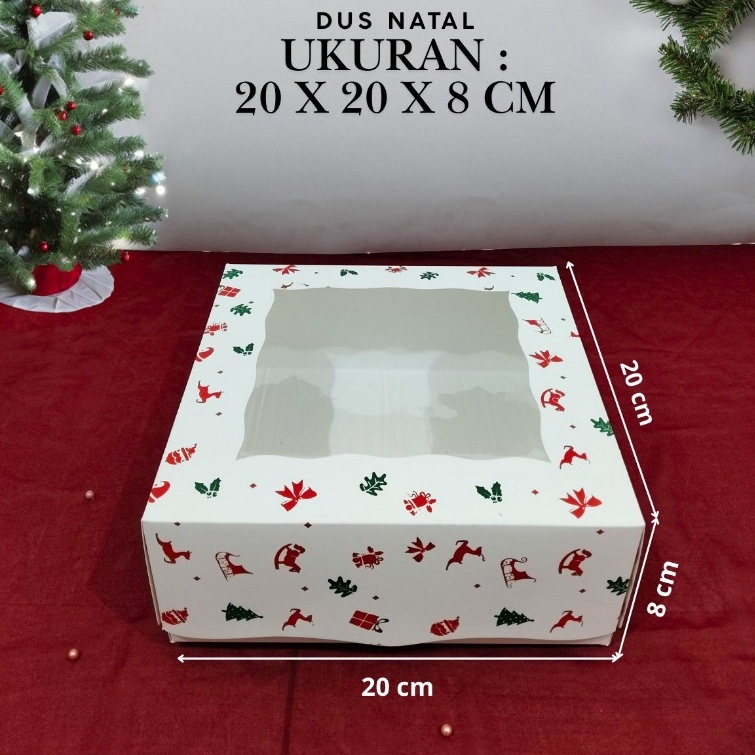 

Flash Sale Murah 1 Pcs Box Dus Premium Kotak Kue Hampers Natal Cake Kue Cookies 2 cm x 2 cm x 8 cm Ivory