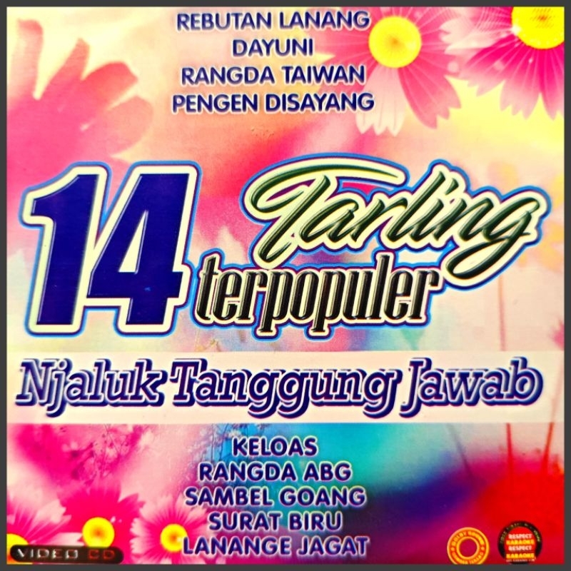 Kaset VCD Musik 14 Lagu Jawa Tarling Cirebonan Campuran Album Pilihan Terpopuler