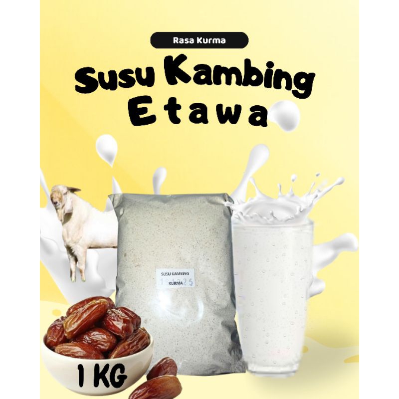 

Susu Kambing Etawa Rasa Kurma 1 KG