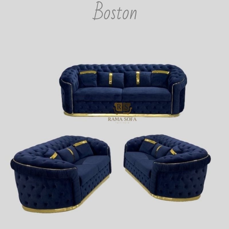 Sofa Turkey ruang tamu luxury boston sofa set mewah terbaru sofa chesterfield kancing seribu rama so