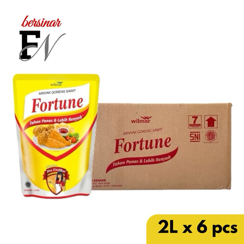 

FORTUNE Minyak Goreng Sawit 1 Dus ( 2L x 6 pcs )