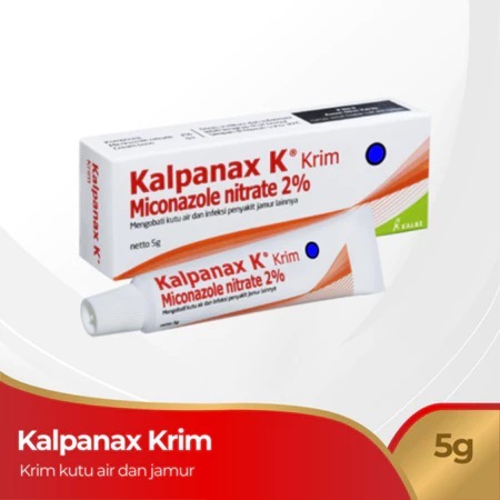 KALPANAX KRIM 5 GRAM SALEP KUTU AIR KULIT JAMUR KALPANAK MIKOSIS