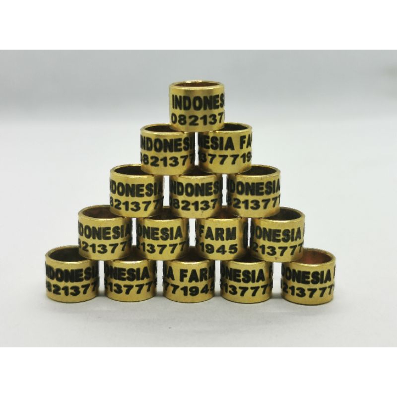RING MERPATI LASER BAHAN KUNINGAN ASLI ORIGINAL BISA CETAK NAMA