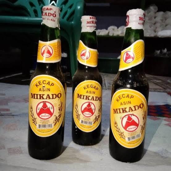 Kecap Asin Mikado 275 ML Kecap Asin Botol Kecil Kaca