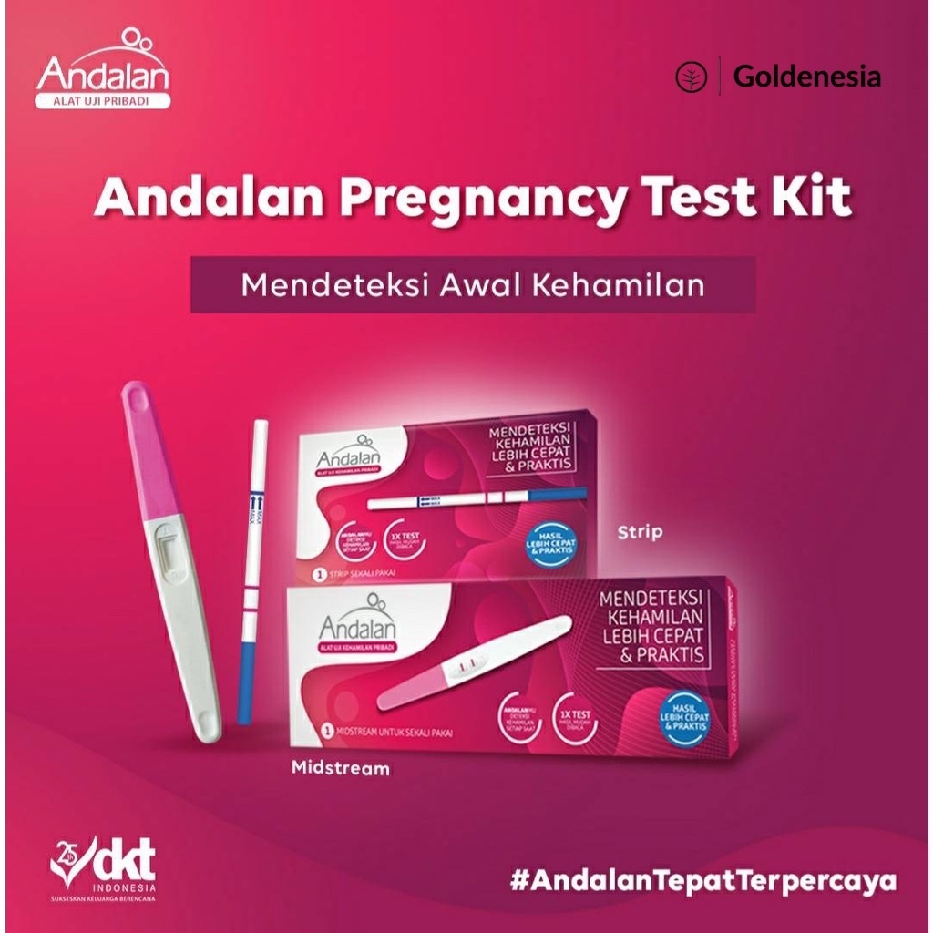 Andalan Pregnancy Test Midstream / Andalan Ovulation Test / test pack