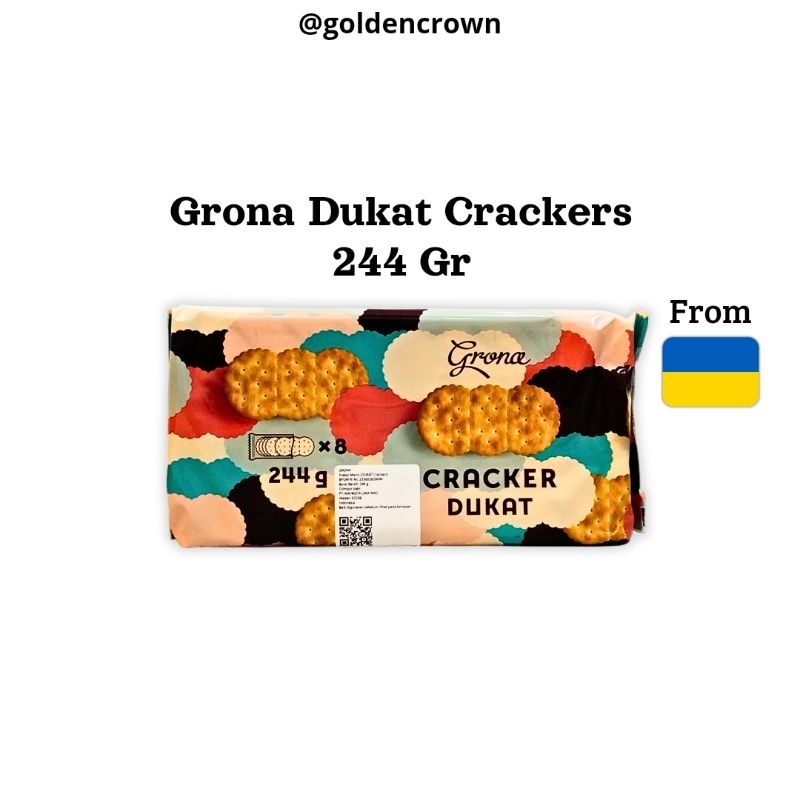 

Grona Dukat Crackers | kreker manis 244g