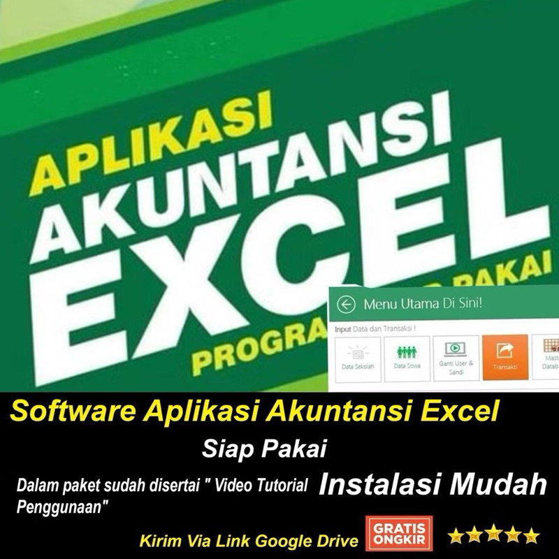 Software Aplikasi Akuntansi Excel Siap Pakai