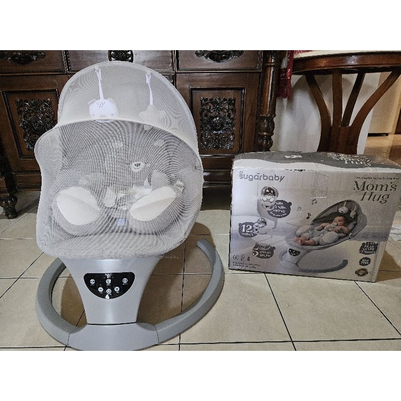 Preloved/bekas/pl Bouncer Bayi Sugarbaby Mom's Hug series Grey Bear