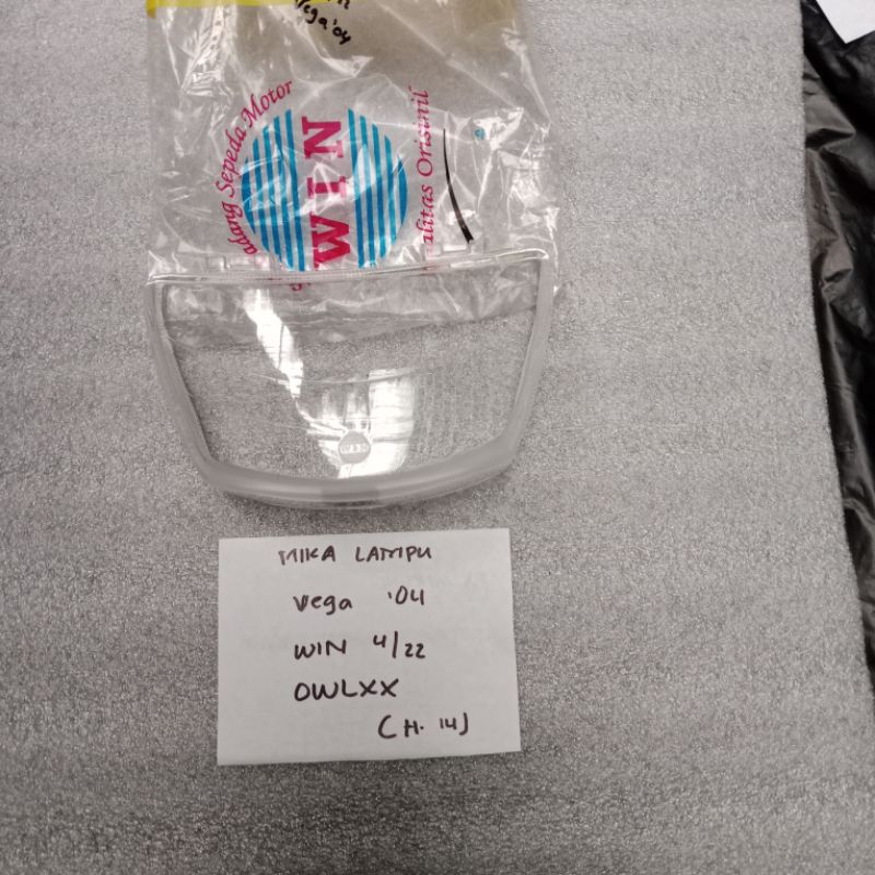 Mika Kaca Lampu Depan Vega R 2004 Vega R Lama