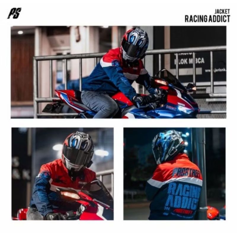 Jacket PROSTREET RACING ADDICT BLUE XXXL