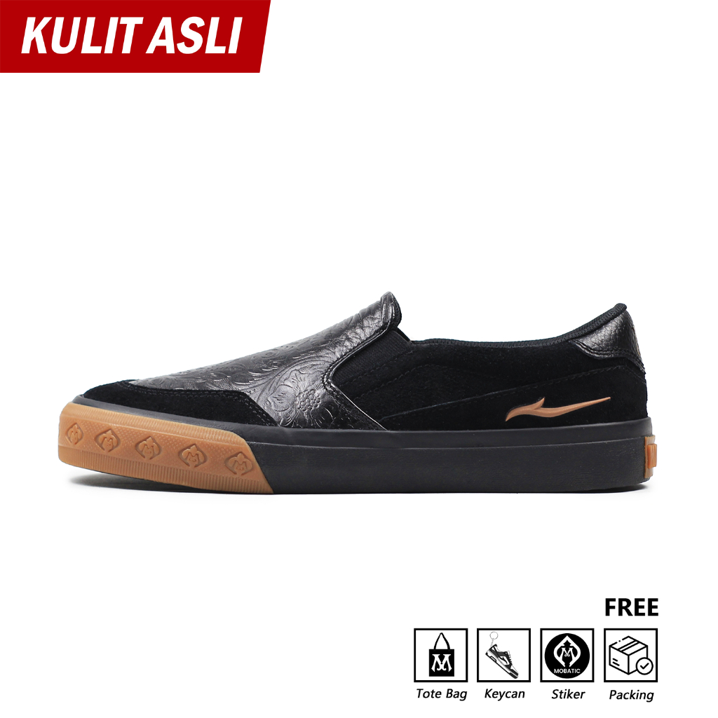 Mobatic Fenom Black Gum || Sepatu Pria / Wanita