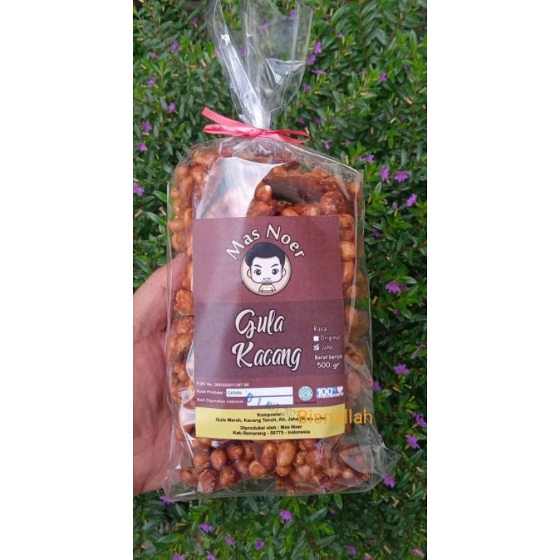 

Gula kacang ampyang enak 500gr, gula jawa rasa jahe