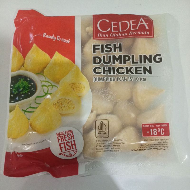 

CEDEA Dumpling Chicken / Ayam 500gr