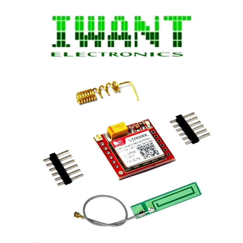 SIM800 SIM800L GSM/GPRS Module + Antenna PCB
