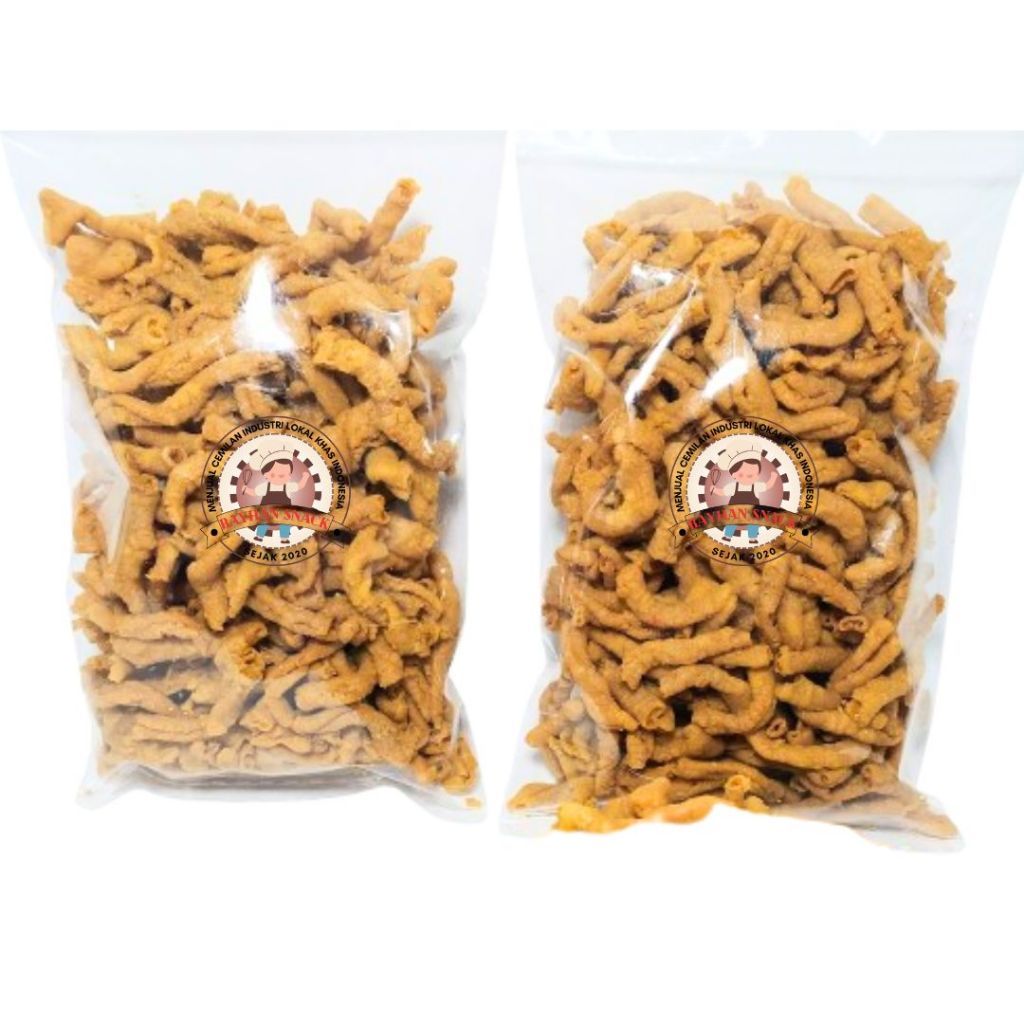 

Usus Crispy 100gr Keripik Usus Ayam Krispi Enak Gurih Renyah Kiloan