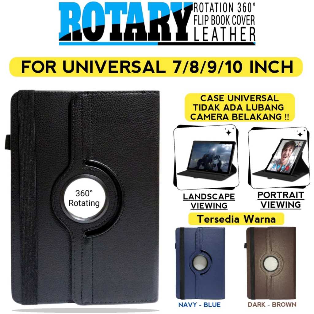 Case SPC L80s 8 inci / SPC L80s Lite 8 inch / Casing Rotary Flip Cover Universal Leather Standing