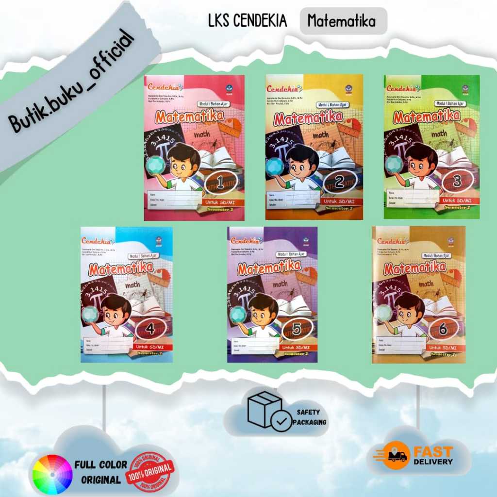 LKS MATEMATIKA KELAS 1,2,3,4,5,6 CENDEKIA KURIKULUM MERDEKA SD/MI