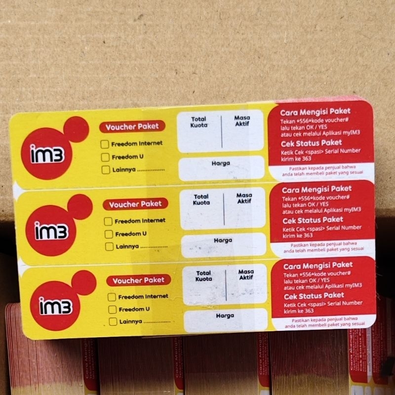 Voucher Indosat Kosongan 150 SN