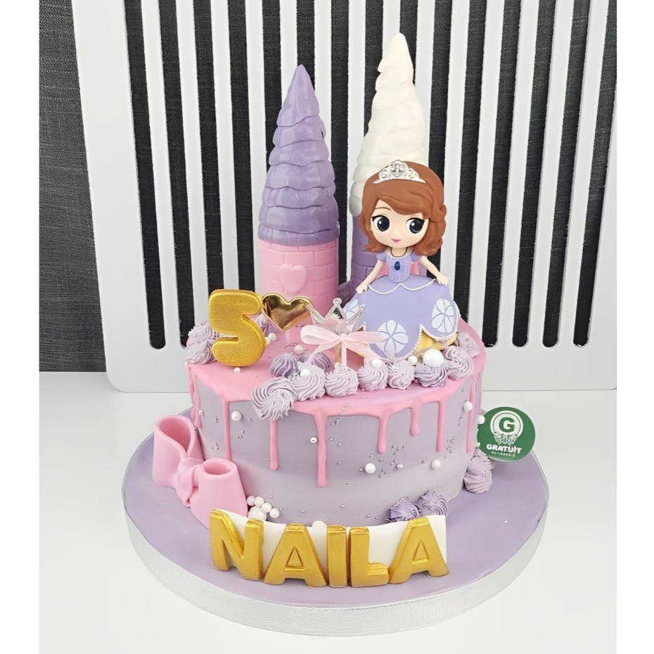 

CAKE TEMA SOFIA THE FIRST UK 20CM / KUE ULANG TAHUN
