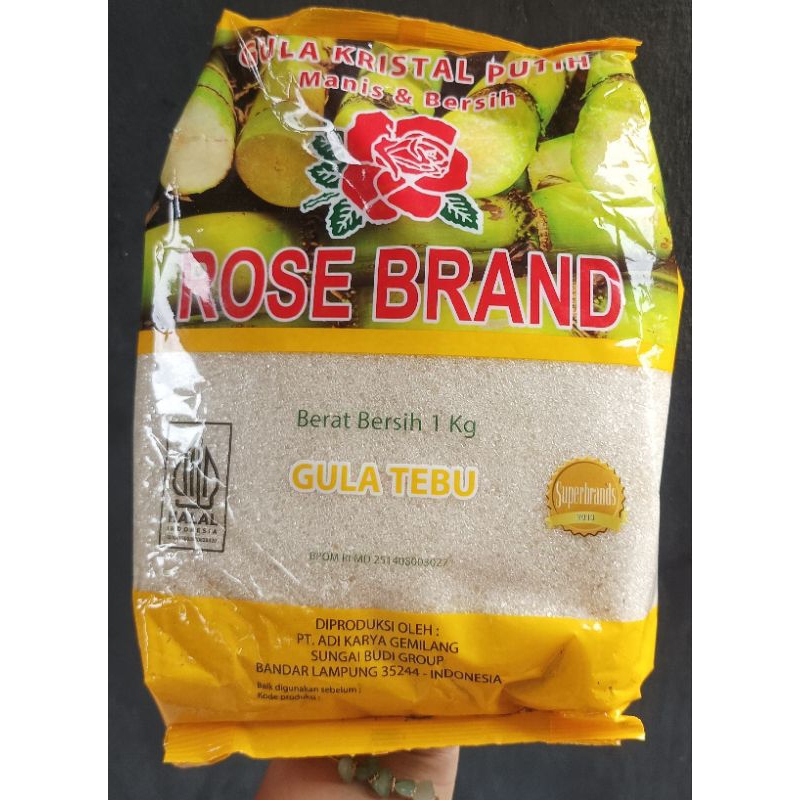 

Rose Brand Gula Pasir Kuning 1 Kg / Rose Brand Gula Pasir Tebu Kuning 1 Kg