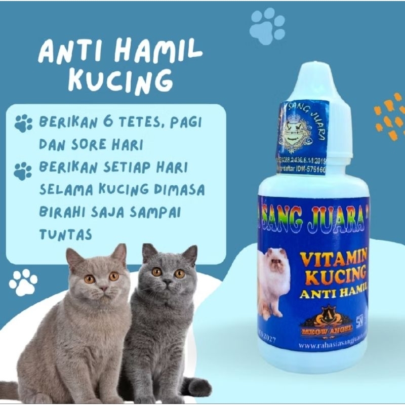 ady78 OBAT Anti Hamil KUCING Vitamin KUCING Anti Hamil RHS