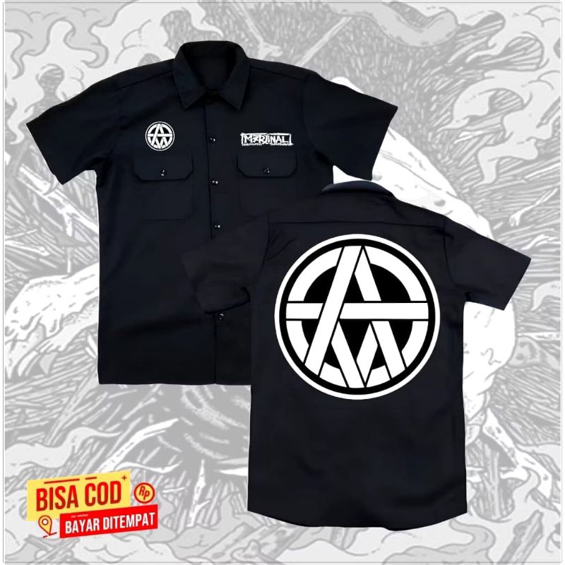 WORKSHIRT PDH BAND MARJINAL DISTRO BEST SELLER BAND PUNK