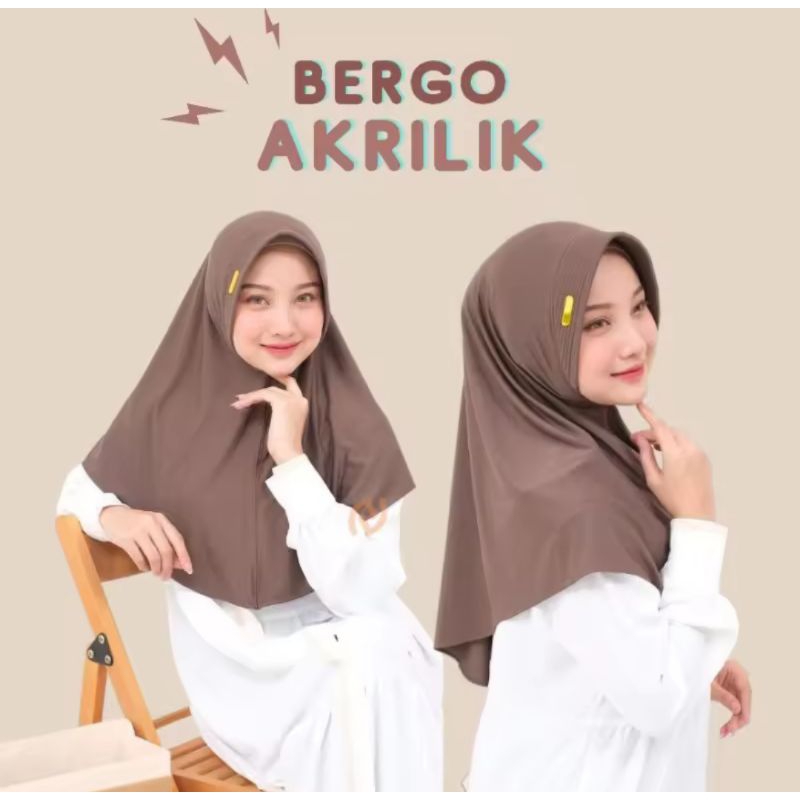 BERGO HAMIDAH LABEL BESI PREMIUM SIZE M BY Shena Hijab