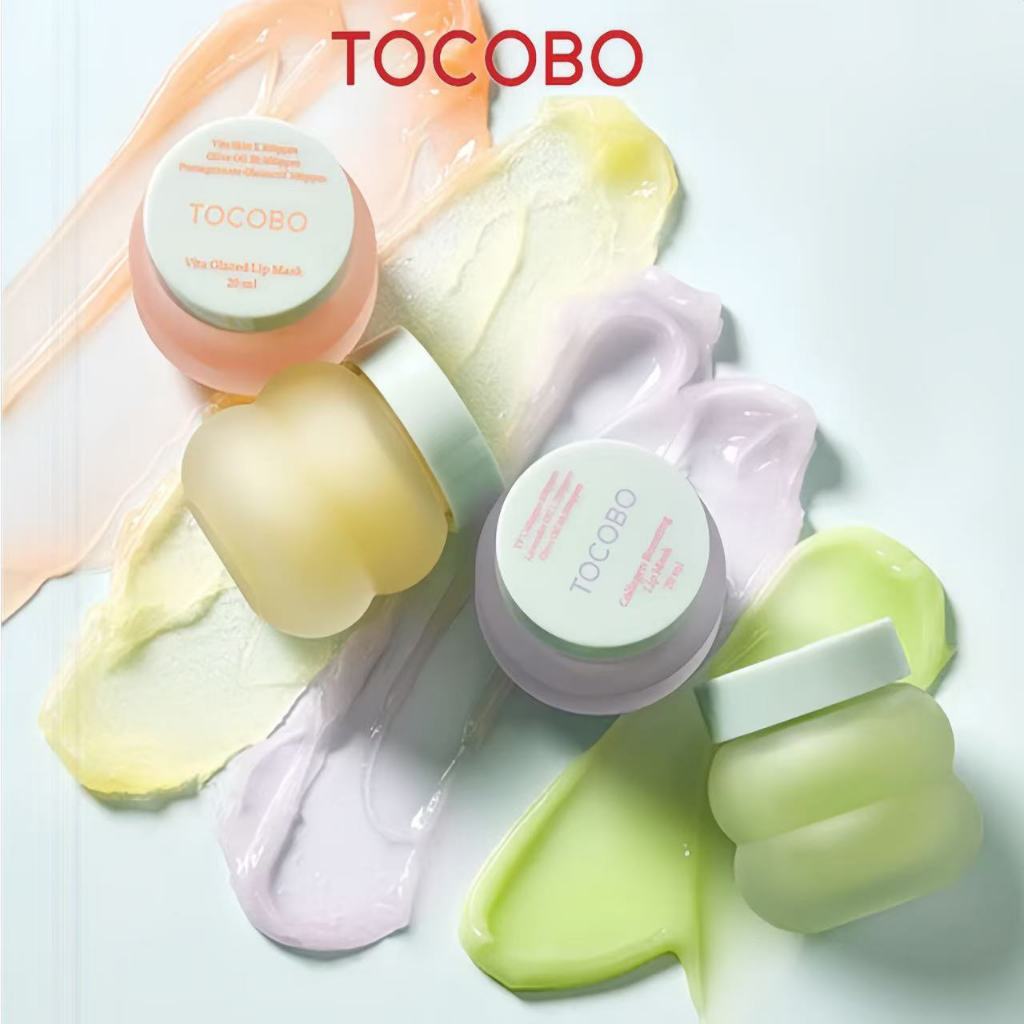 TOCOBO Lip Mask / TOCOBO Vita Glazed Lip Mask 20ml / TOCOBO Lemon Sugar Scrub Lip Mask 20ml