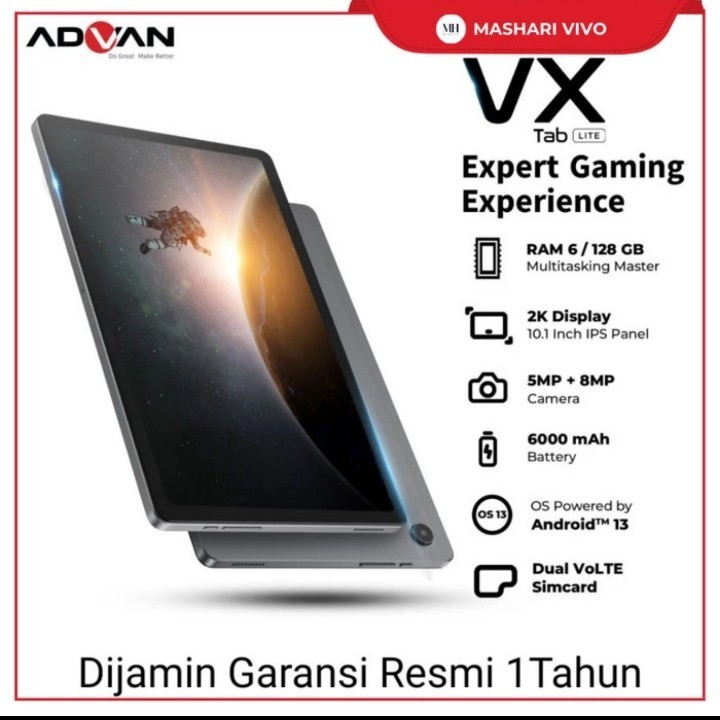 Tab 10 Inch Garansi Resmi - ADVAN VX LITE
