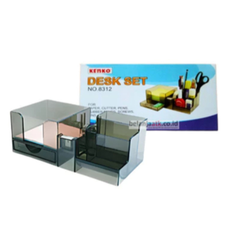 

Kenko Desk Set Organizer K-8312 Tempat Organize Alat tulis Meja - Kenko K-8312