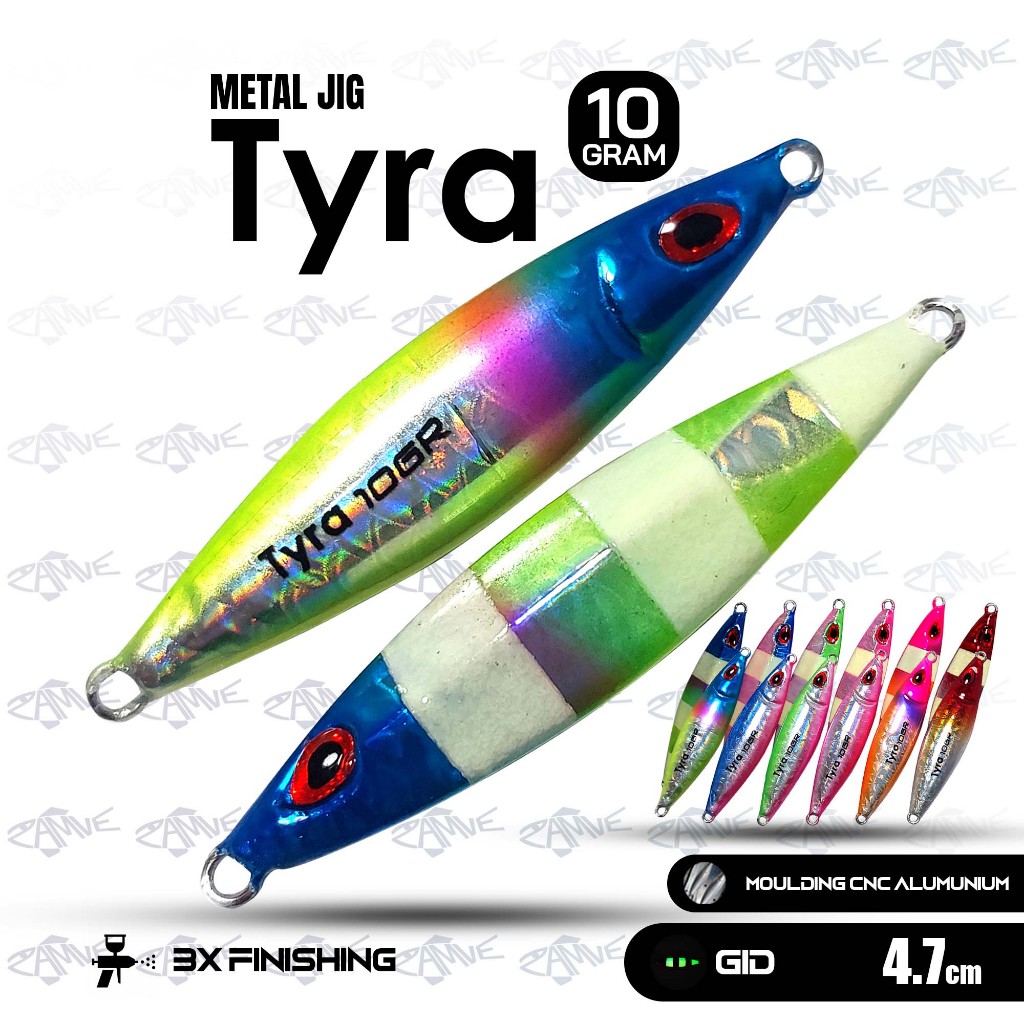 Metal Jig Zamve Tyra 10Gr Metal Jig 10Gr Metal Jig 10Gram