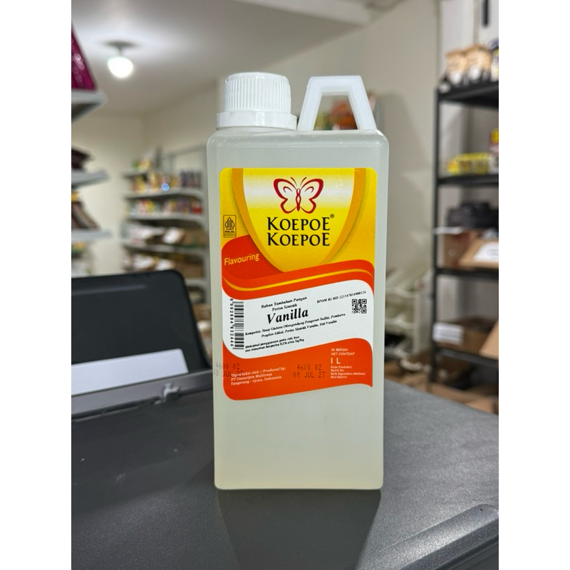 

Koepoe koepoe perisa sintetik vanilla 1 Liter / 1000ml