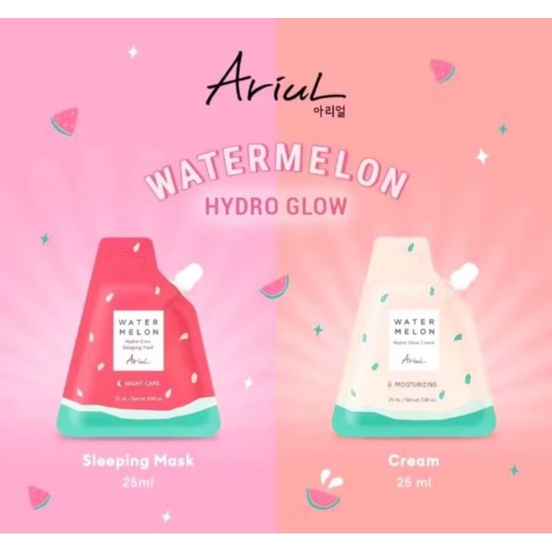 Ariul Watermelon Hydro Glow Sleeping Mask & Moisturizing cream