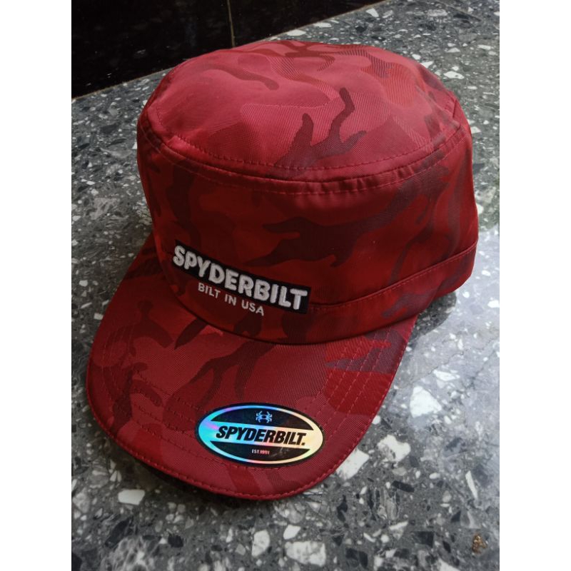 SPYDERBILT topi dewasa unisex produk diskon luluksurf warna maroon/merah