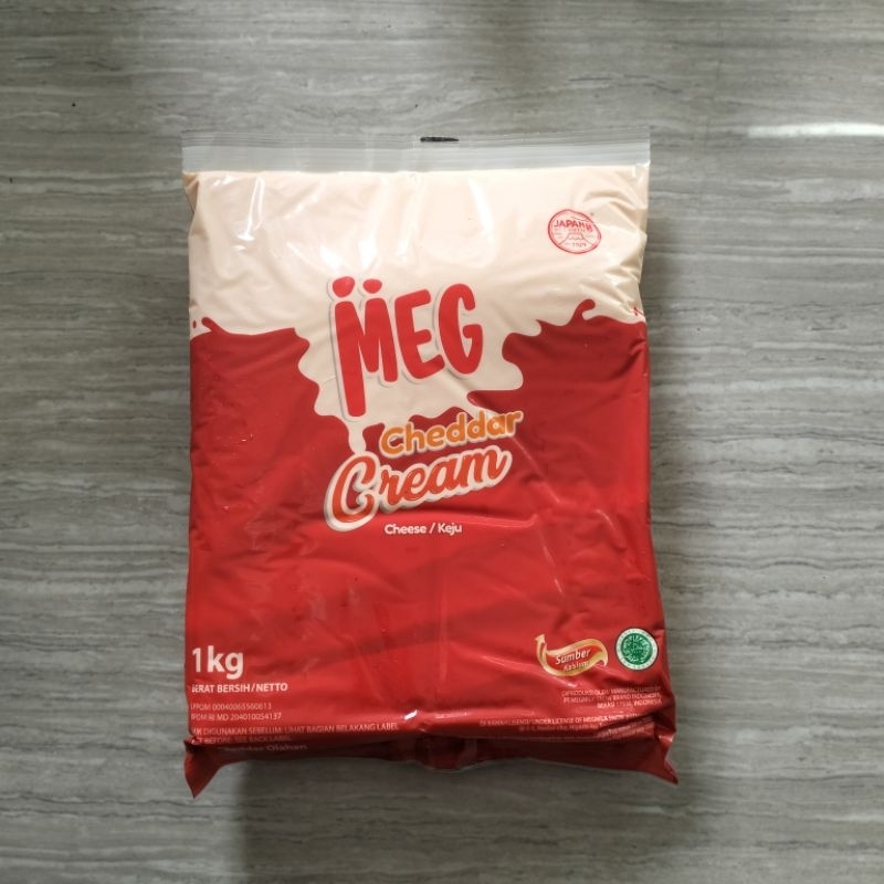 

MEG Cheddar Cream Keju 1kg