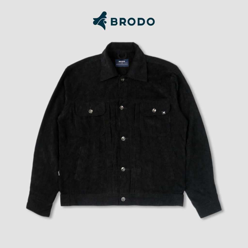 BRODO - Trucker Jacket Corduroy Black