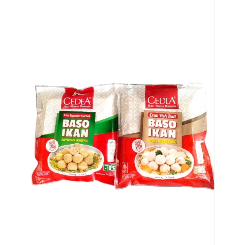 

CEDEA Baso Ikan Sayuran Goreng/Kepiting 500gr