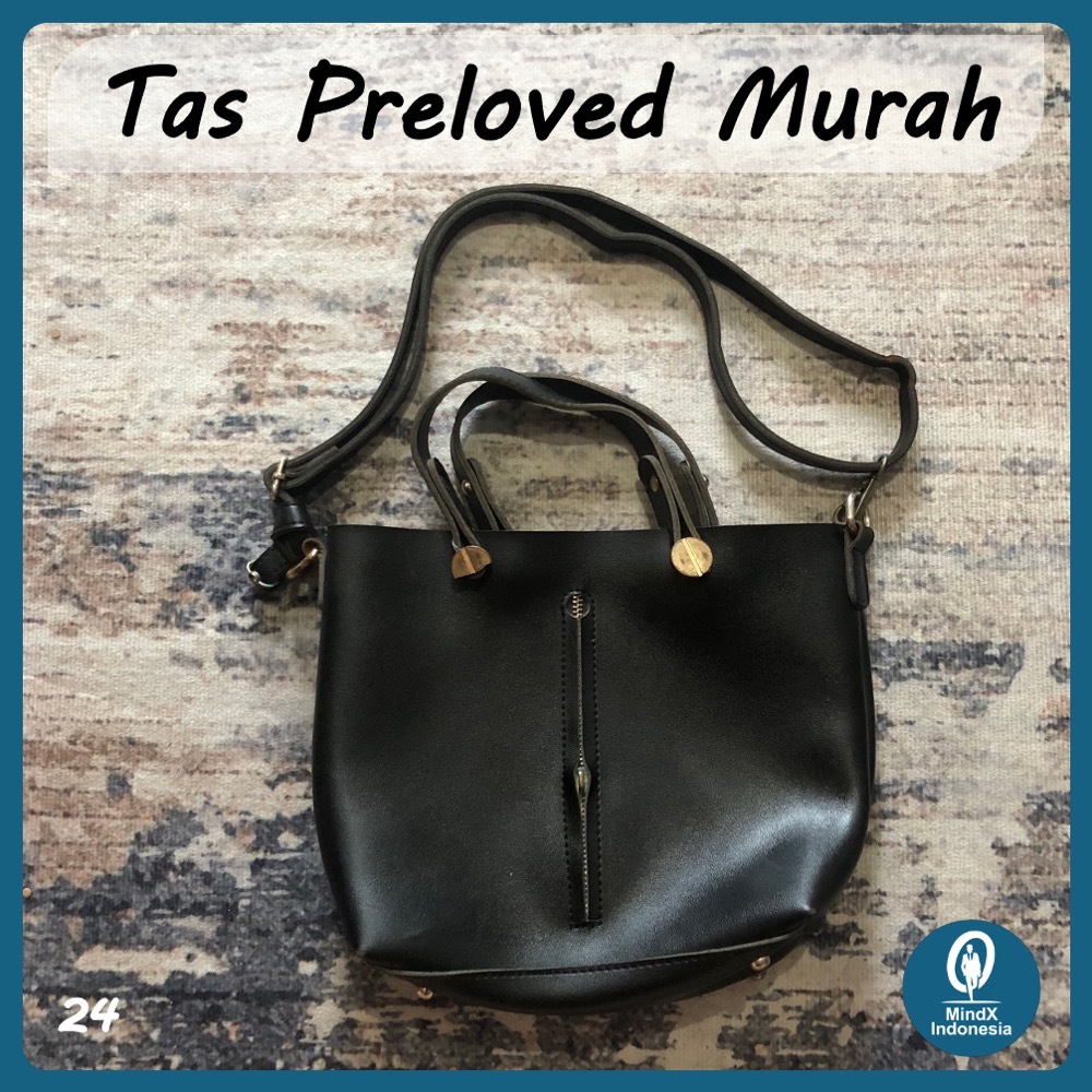 Tas Wanita Preloved Warna Hitam (Black) (Preloved/Second/Bekas) Non Original