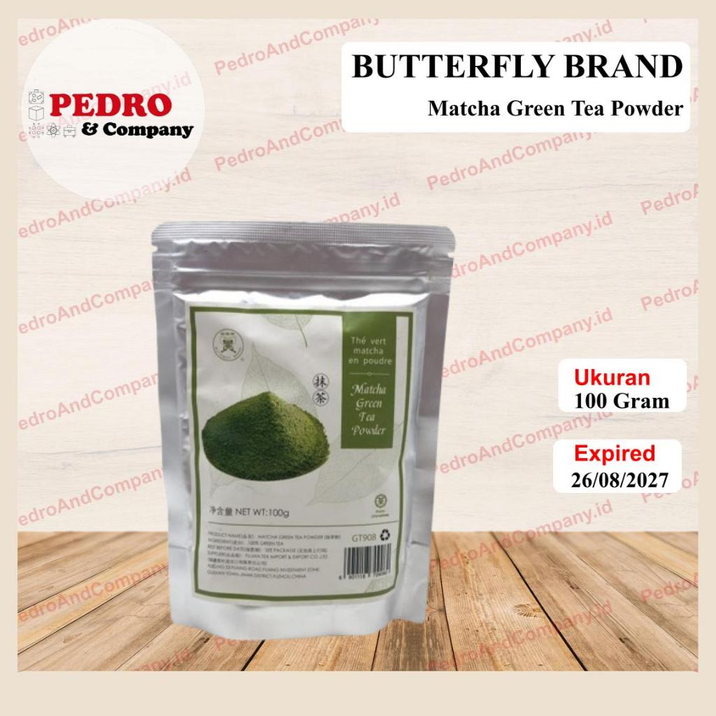 

Butterfly Brand Green Tea Powder MATCHA GT908 100 gram bubuk teh hijau