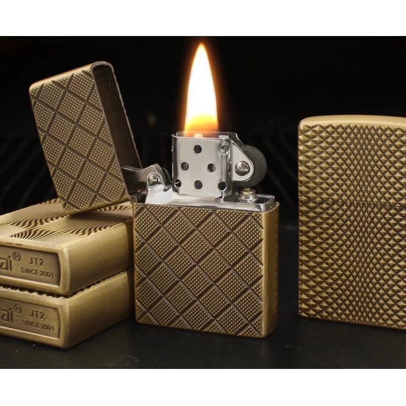 Korek Api Zp minyak isi ulang Jantai korek api berunik motif 348A Korek Api gas minyak isi ulang