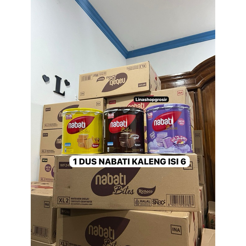 

1 KARTON/DUS NABATI KALENG ISI 6