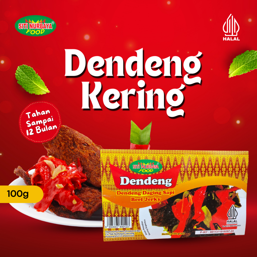 

Dendeng Kering Balado (100g) - Siti Nurbaya Food