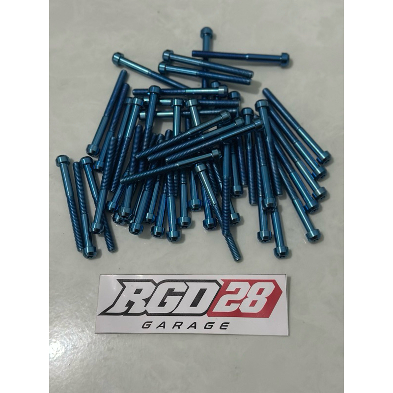 baut titanium m6 x70mm gr5