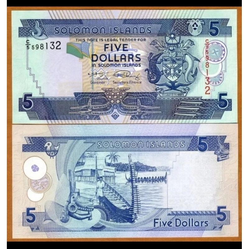 Solomon Islands 5 Dollars UNC
