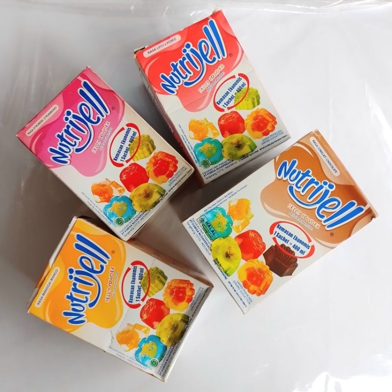 

RB Agar Agar Nutrijell Powder Kecil Varian Rasa 10gr ( Pak ) [ Original ]