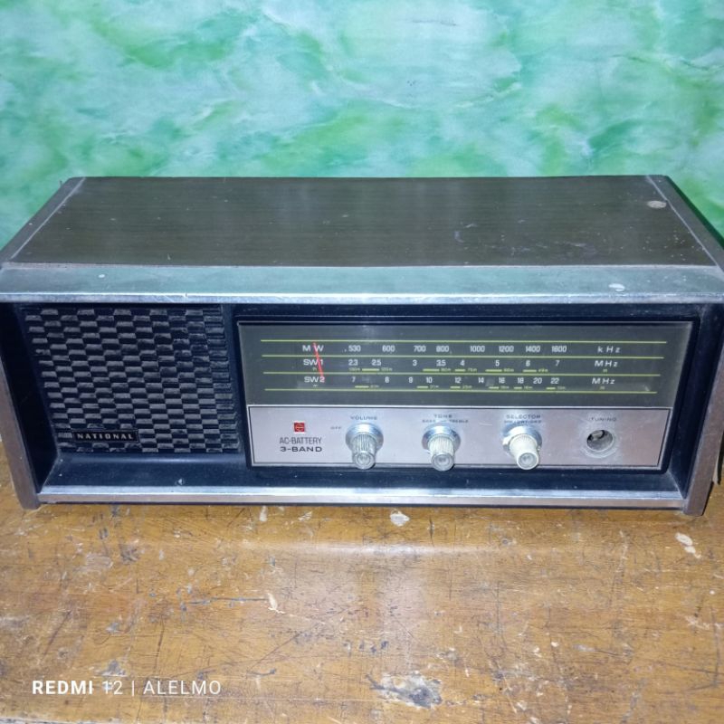 radio jadul nasional AC-battery 3 band